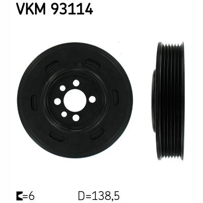 SKF VKM93114 Crankshaft Belt Pulley