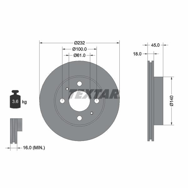 TRW MOTO ST1653 Brake Caliper Guide Sleeve Kit