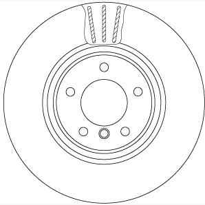 TRW MOTO DF6609S Brake Disc