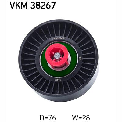 SKF VKM38267 V-Ribbed Belt Deflection/Guide Pulley