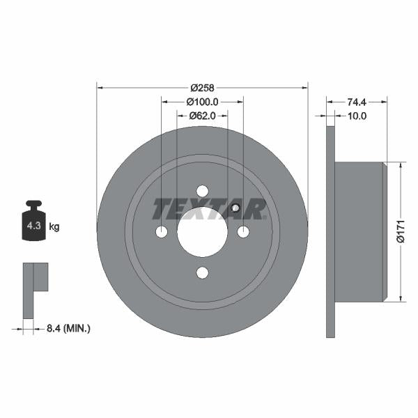 WABCO 8977535604 Brake Caliper Guide Bellow