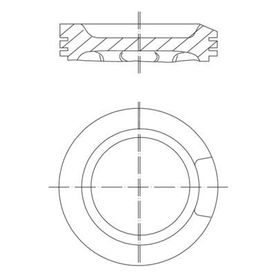 MAHLE 0330400 Piston