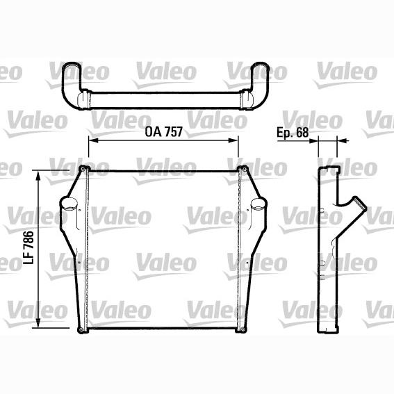 VALEO VAL816730 Charge Air Cooler