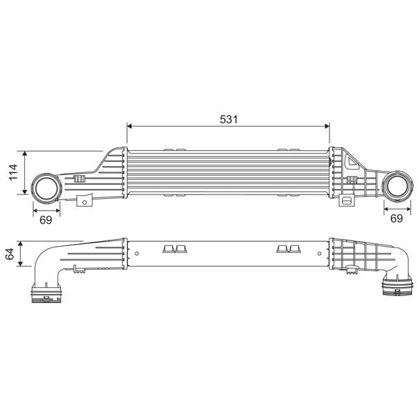 VALEO VAL817911 Charge Air Cooler