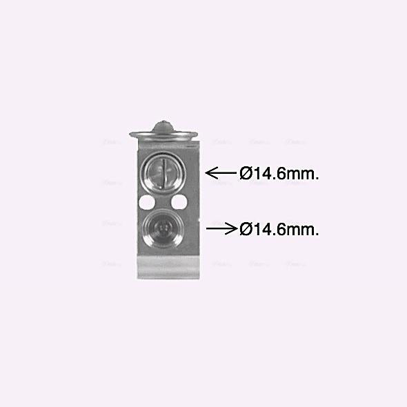 AVA COOLING KA1322AVA Air Conditioning Expansion Valve