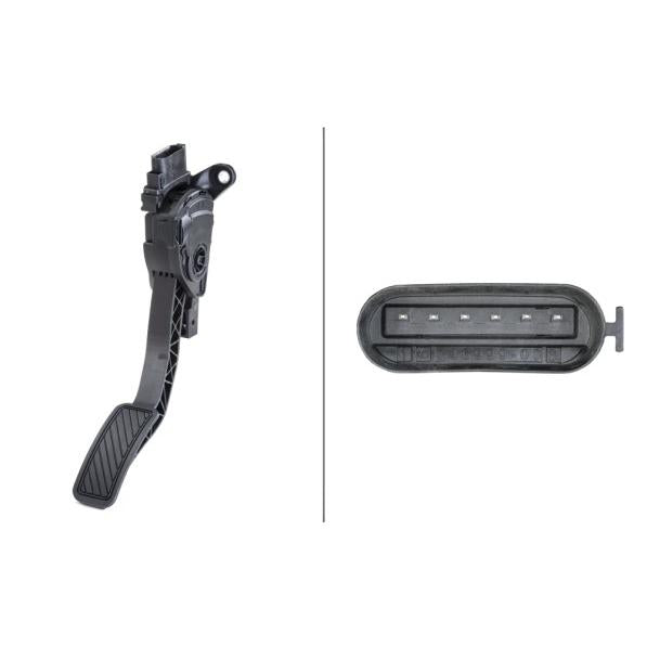 HELLA 517-701 Accelerator Pedal Position Sensor