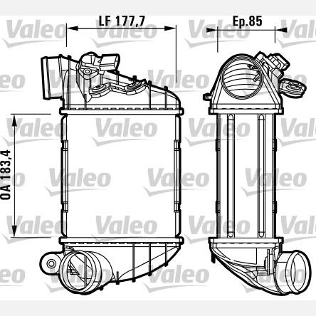 VALEO VAL817438 Charge Air Cooler