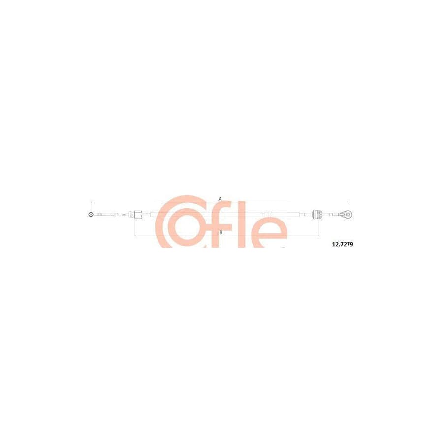 Cofle 12.7279 Cable, Manual Transmission