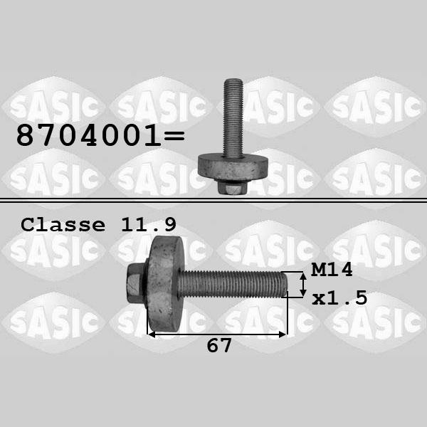 SASIC SAS8704001 Pulley Bolt
