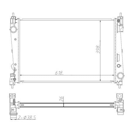 NRF NRF550005 Engine Radiator