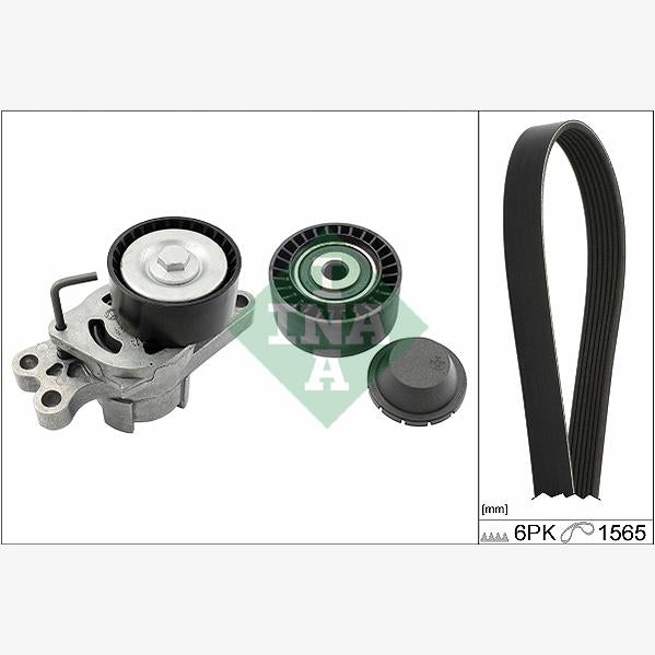INA 529014910 V-Ribbed Belt Set