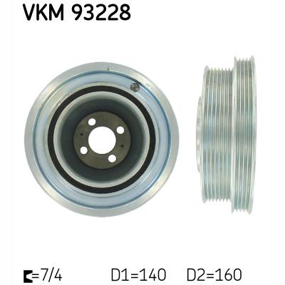 SKF VKM93228 Crankshaft Belt Pulley