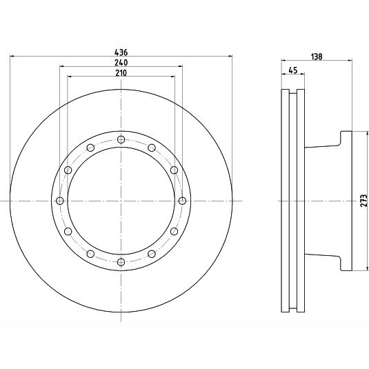 TEXTAR 93096100 Brake Disc