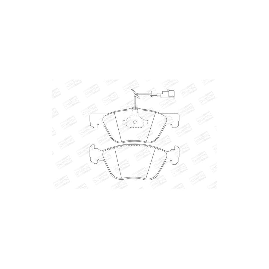 Champion 571884Ch Brake Pad Set