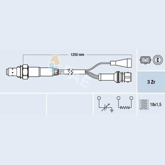 FAE AE77108 Lambda Sensor