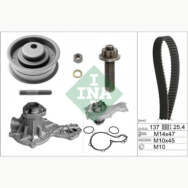 INA 530000330 Water Pump & Timing Belt Kit
