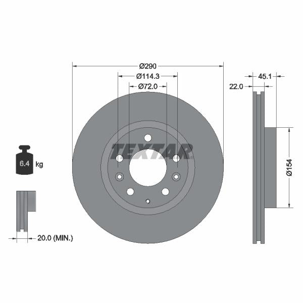 BLIC 6508-03-9515877K Brake Disc Splash Guard
