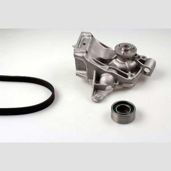 HEPU PK03530 Water Pump + V-Ribbed Belt Kit