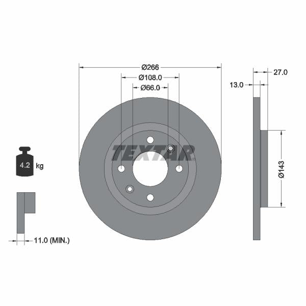 TRW MOTO BDA521 Brake Caliper Bracket