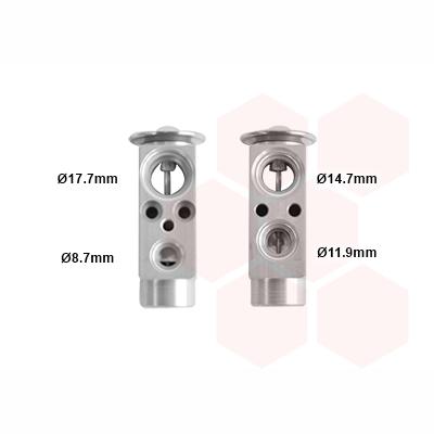 VAN WEZEL WEZ37001412 Air Conditioning Expansion Valve