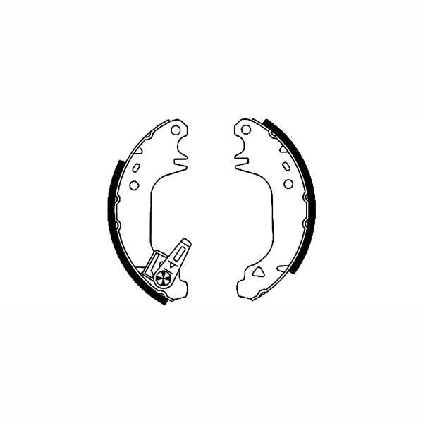 TEXTAR 91030301 Brake Shoe Set