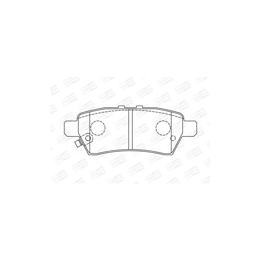 Champion 572610Ch Brake Pad Set for Nissan Pathfinder III (R51)