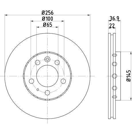 WABCO 8977518704 Brake Caliper Guide Bellow