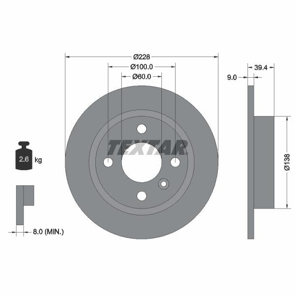QUICK BRAKE QB113-1311X Brake Caliper Guide Sleeve Kit