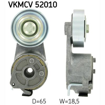 SKF VKMCV52010 V-Ribbed Belt Tensioner Pulley