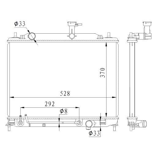 NRF NRF550015 Engine Radiator