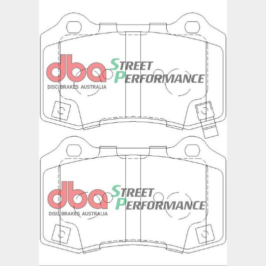 DBA DB8805SP High Performance Brake Pad Set