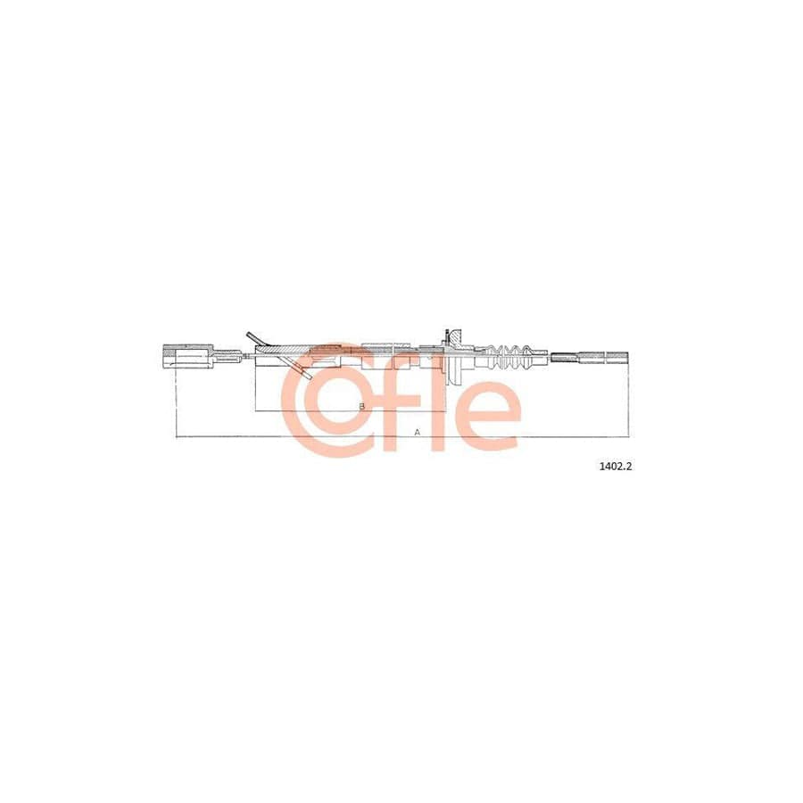 Cofle 1402.2 Clutch Cable