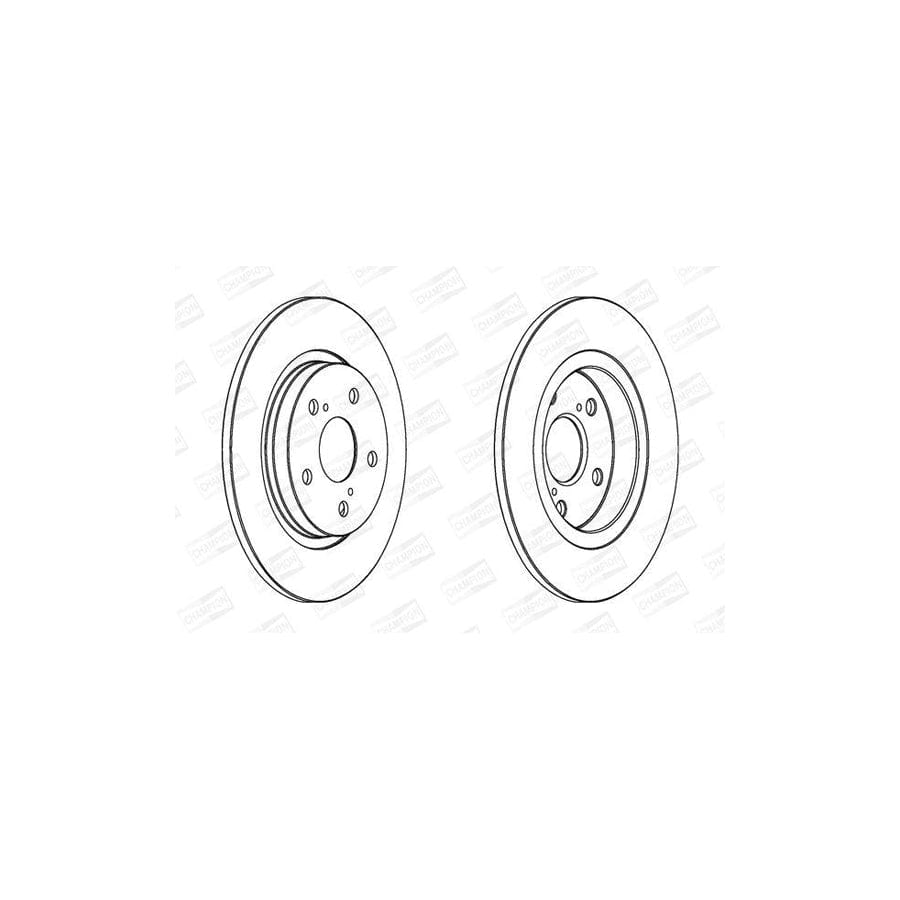 Champion 562659Ch Brake Disc for Toyota Avensis