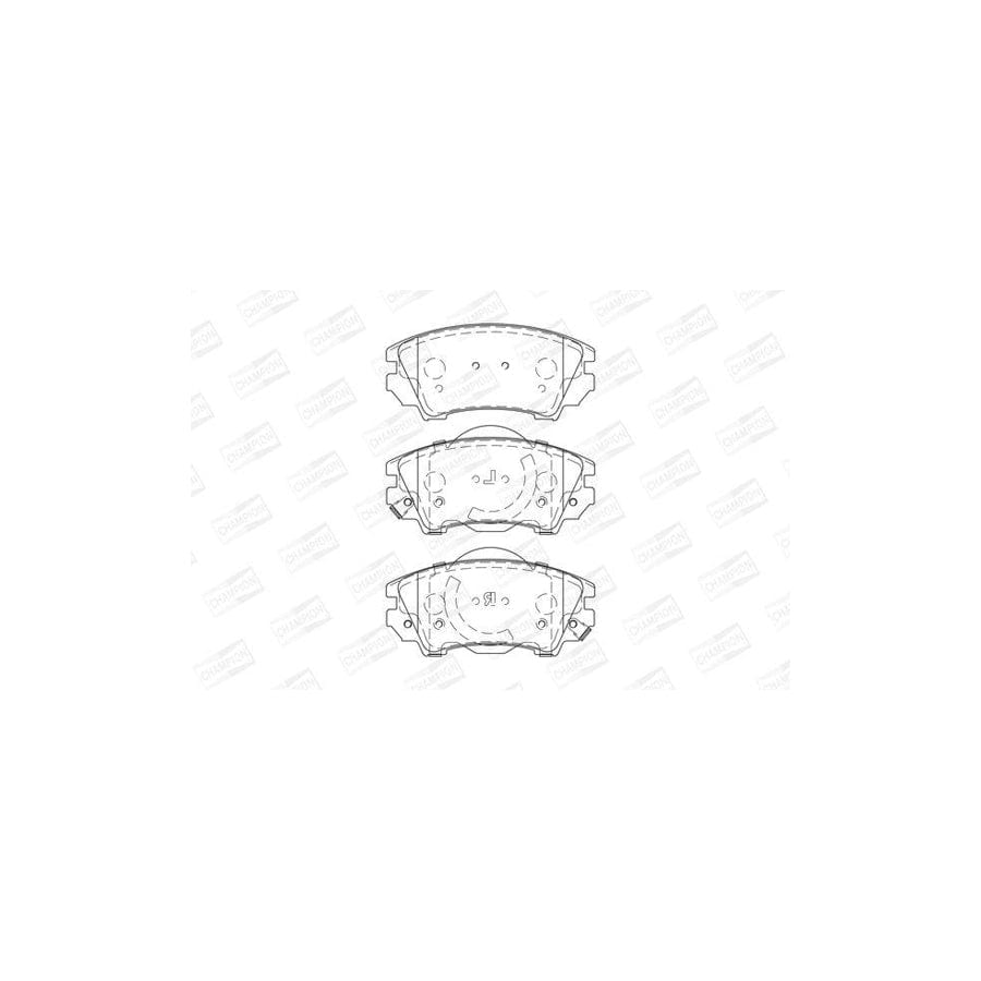 Champion 573270Ch Brake Pad Set