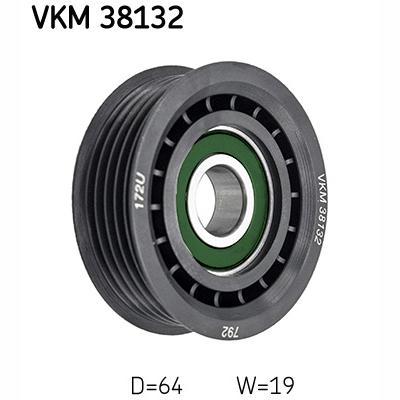 SKF VKM38132 V-Ribbed Belt Deflection/Guide Pulley