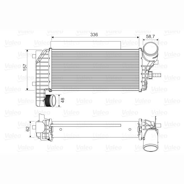 VALEO VAL818604 Charge Air Cooler