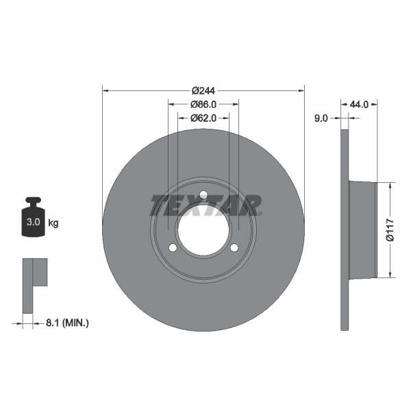 IMPERGOM IMP27310 Brake Caliper Guide Bellow