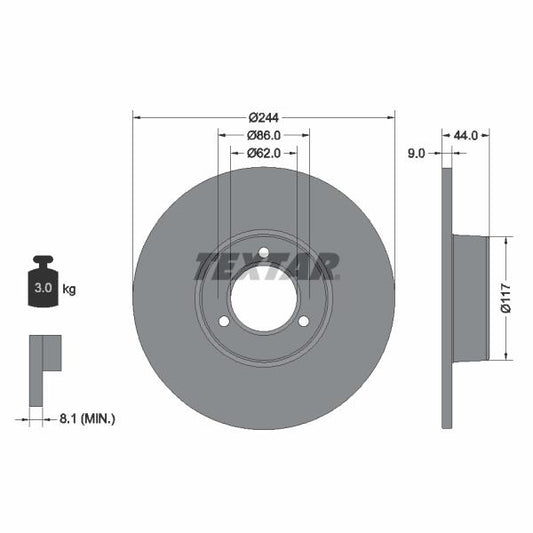 IMPERGOM IMP27310 Brake Caliper Guide Bellow