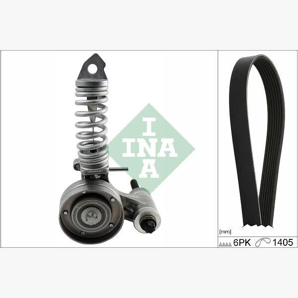 INA 529033610 V-Ribbed Belt Set