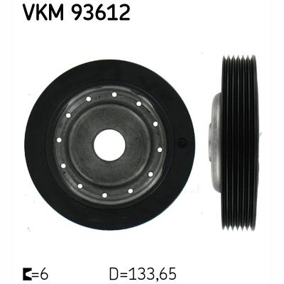 SKF VKM93612 Crankshaft Belt Pulley