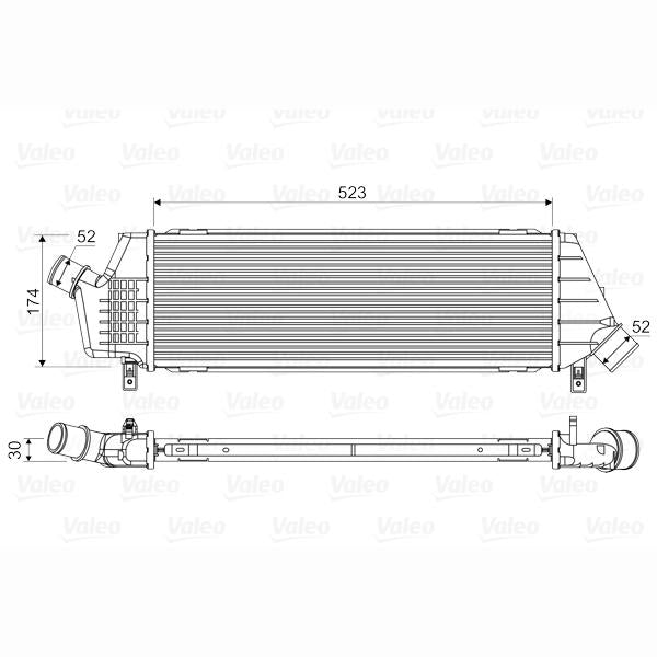 VALEO VAL818354 Charge Air Cooler