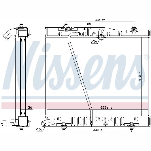 NISSENS NIS646916 Engine Radiator