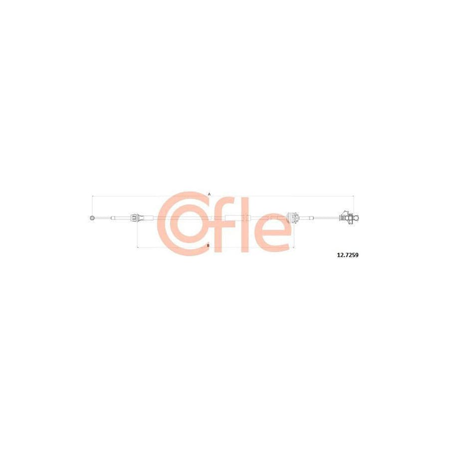 Cofle 12.7259 Cable, Manual Transmission