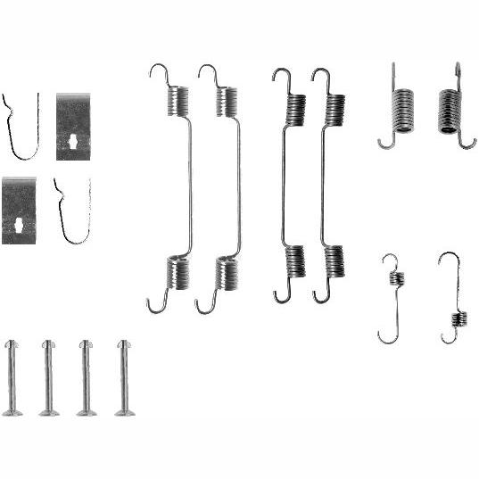 TEXTAR 97013400 Brake Shoes Accessory Kit