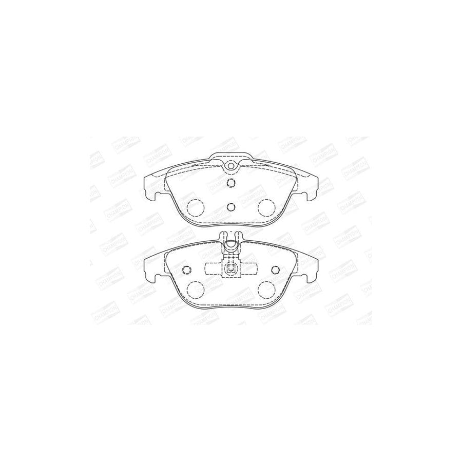Champion 573248Ch Brake Pad Set