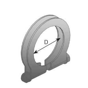 DINEX DIN28876 Exhaust System Clamping Piece