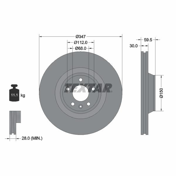 AUTOFREN SEINSA D7-125C Brake Caliper Guide Sleeve Kit