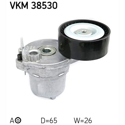 SKF VKM38530 V-Ribbed Belt Tensioner Pulley