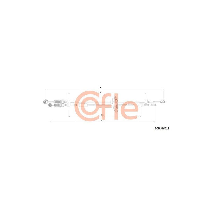 Cofle 92.2Cb.Hy012 Cable, Manual Transmission for Hyundai Getz (Tb)