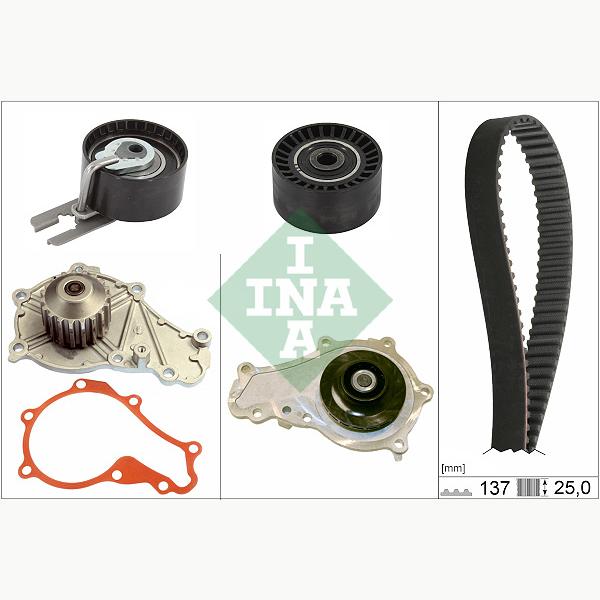 INA 530063230 Water Pump & Timing Belt Kit